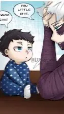 ai character: Dabi/ Touya background