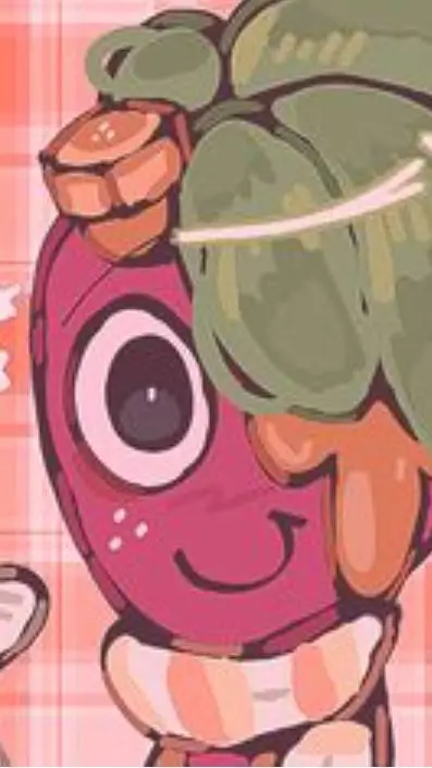 ai character: freaky sprout👅 background