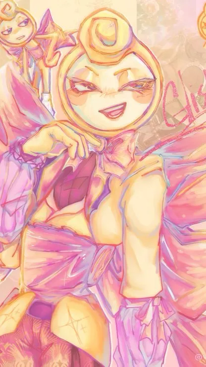 ai character: Glisten  background