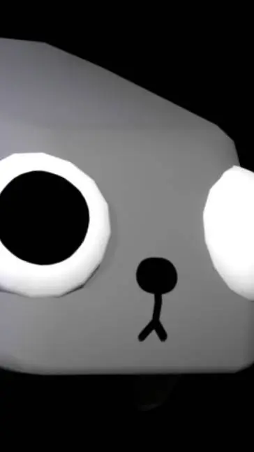 ai character: pebble background