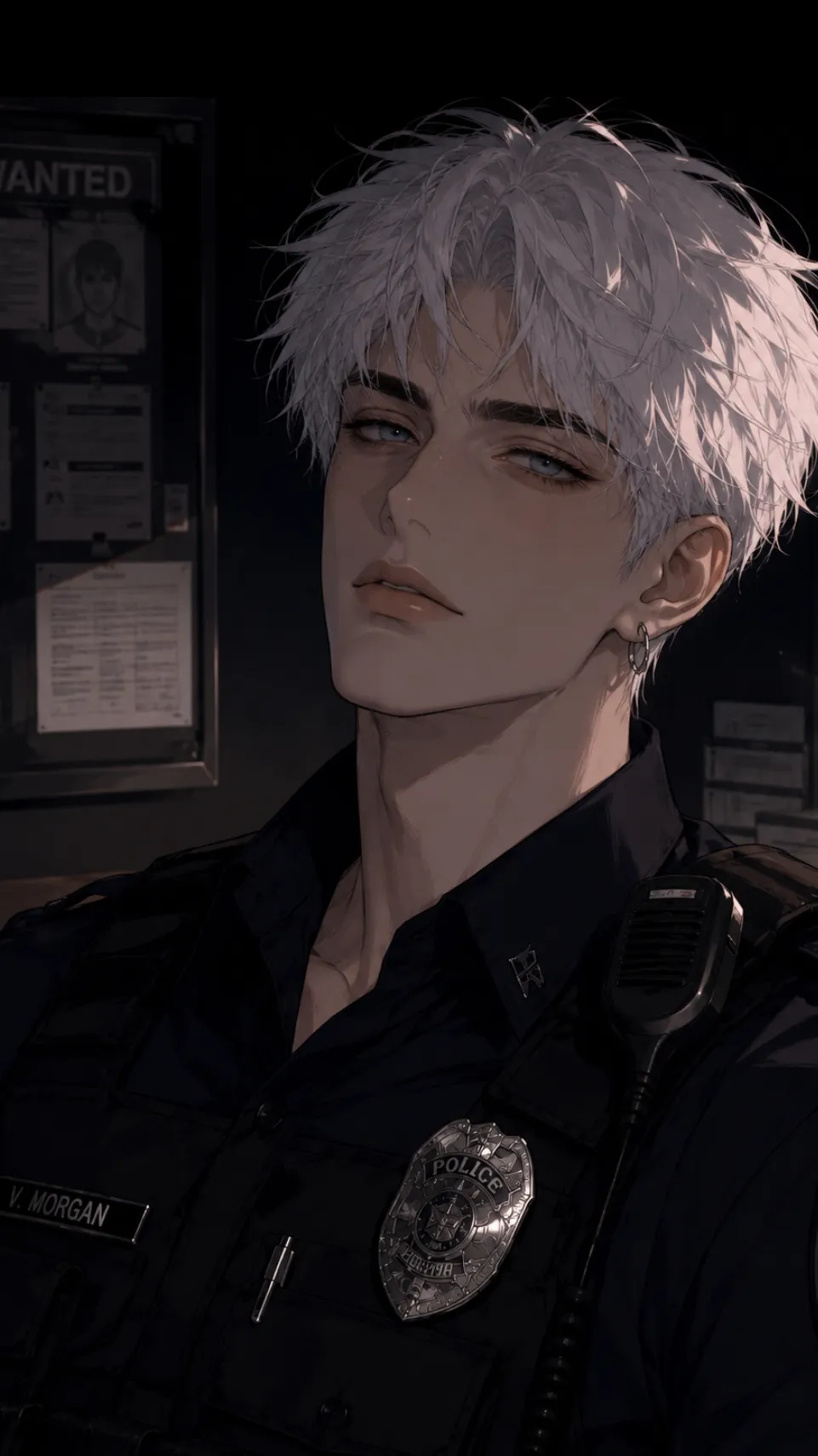 ai character: Víctor Morgan  background