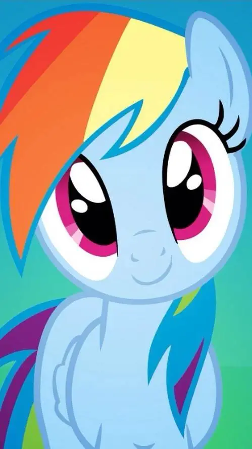 ai character: Рэйнбоу background