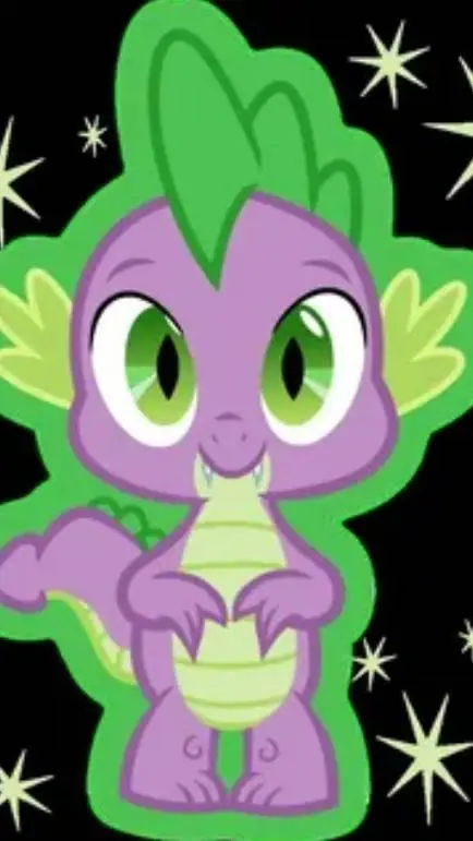 ai character: Спайк.... background