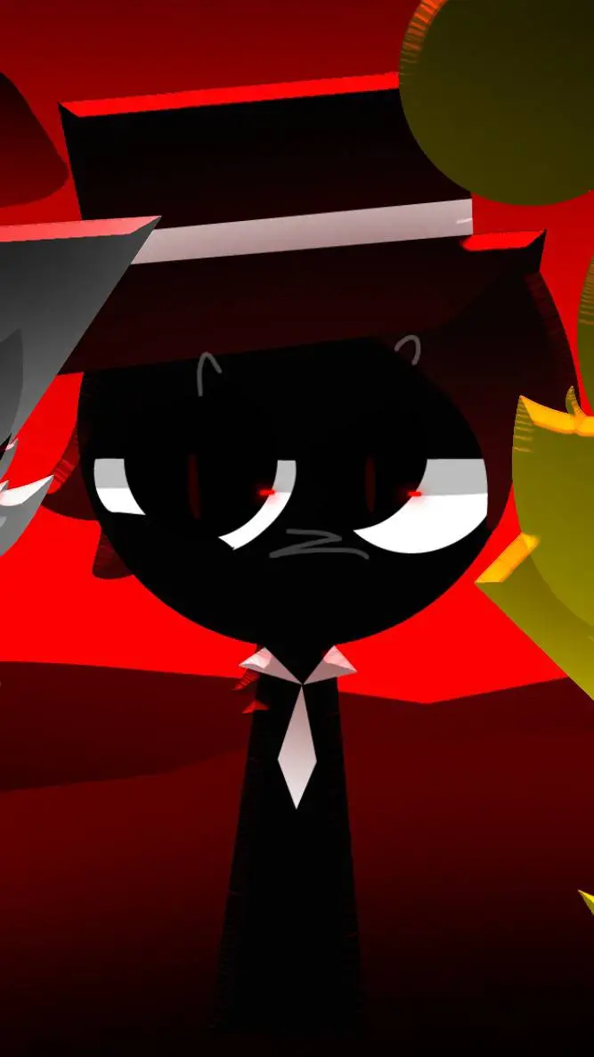ai character: Black Sprunki background