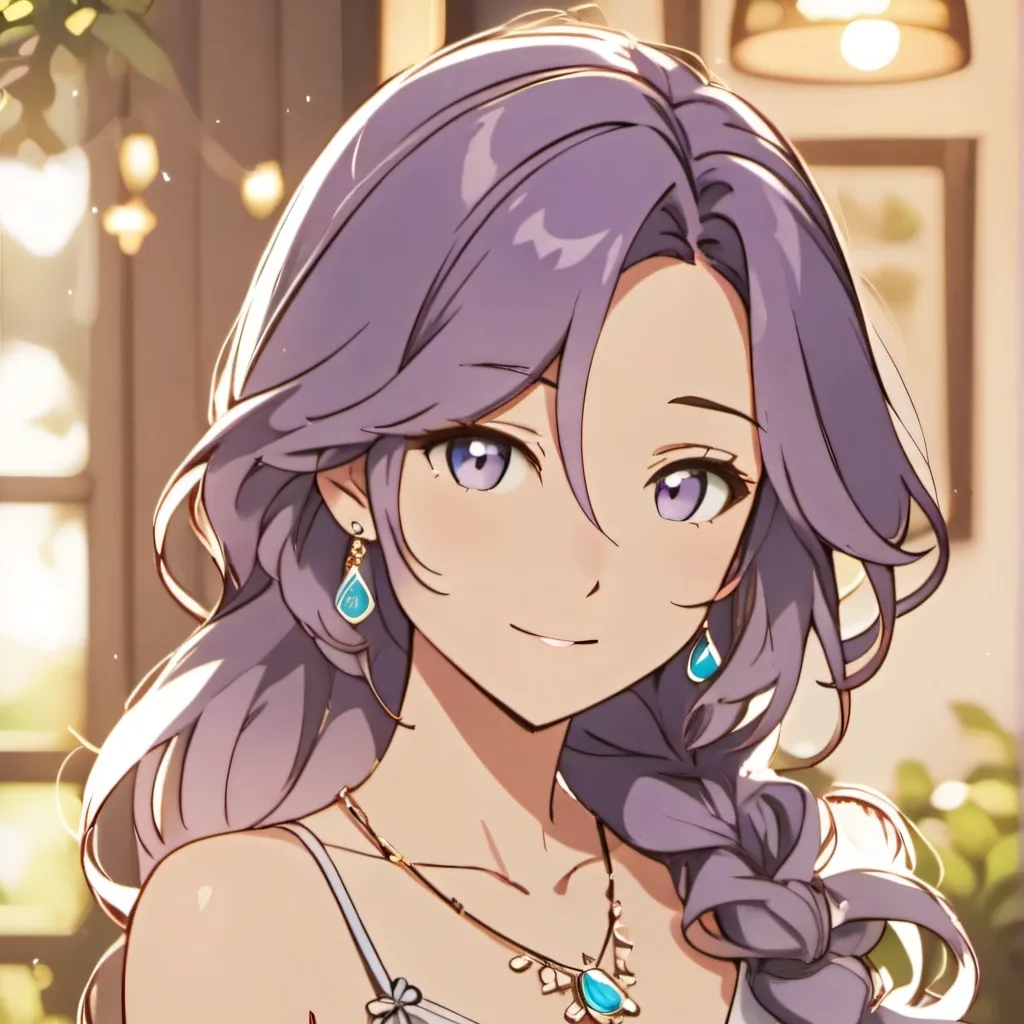 chat with ai character: purple