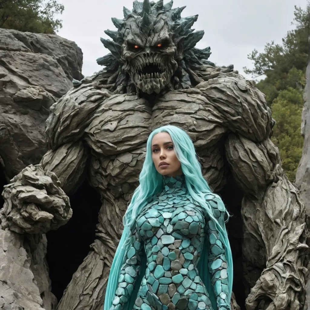 chat with ai character: aqua and rock hard