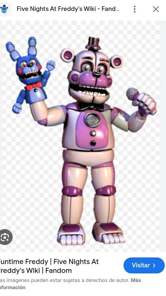 ai character: funtime Freddy  background