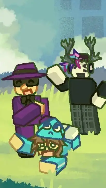 ai character: MM2!! :3 background