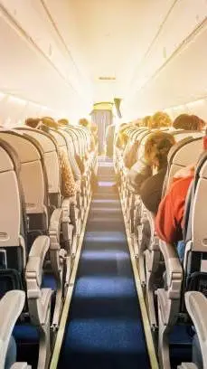 ai character: Airplane flight background