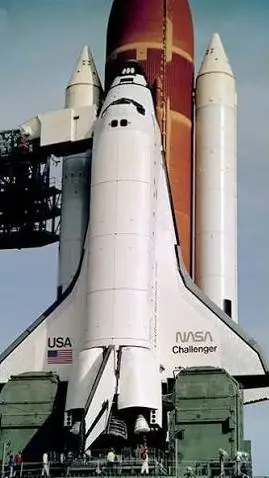 ai character: CHALLENGER Tragedy background