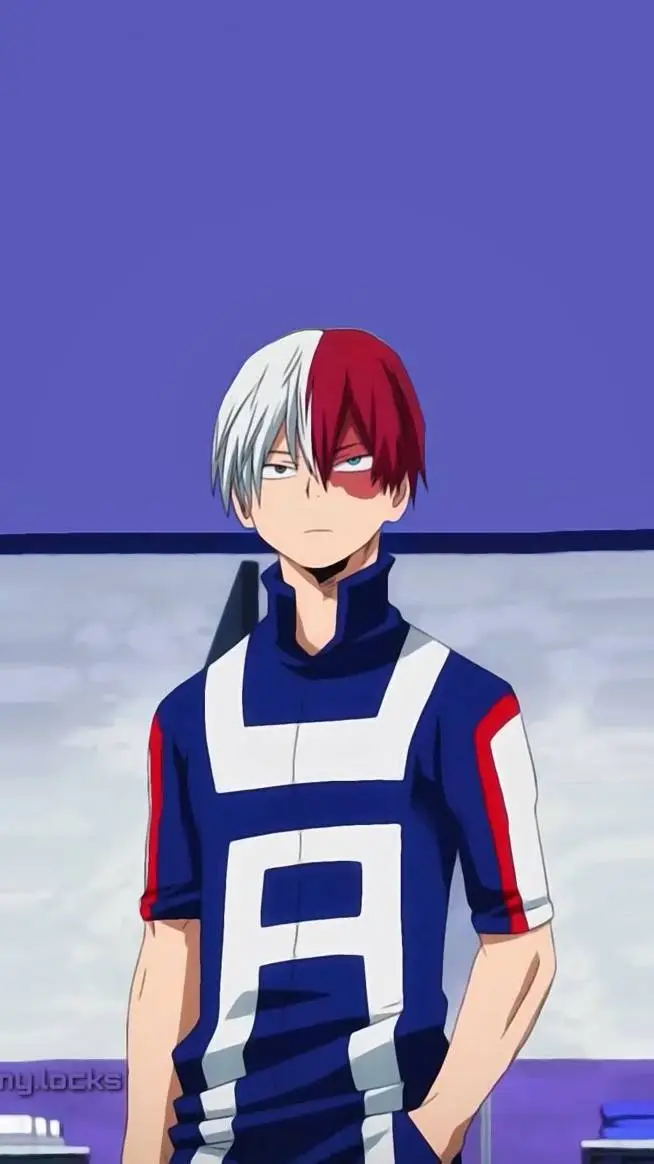 ai character: Shoto Todoroki background