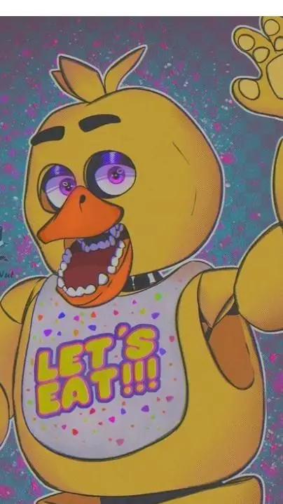 ai character: toy chica? xd background