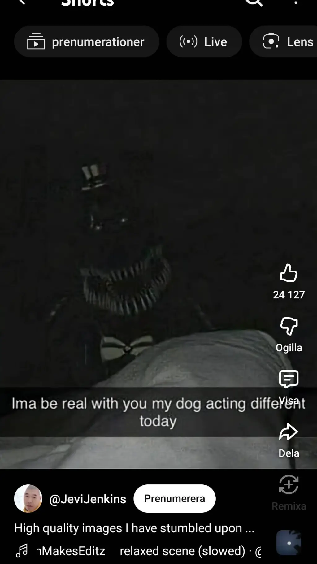 ai character: dogs these days  background