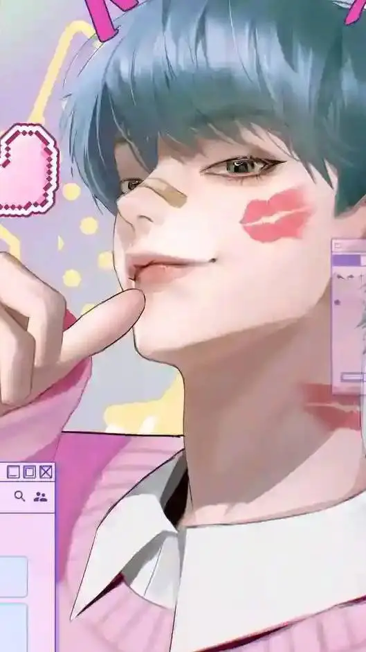 ai character: baby saja 😍 background