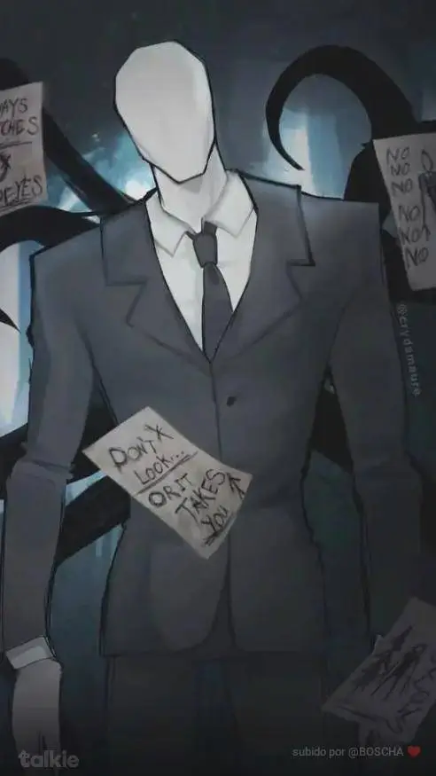 ai character: Slenderman  background
