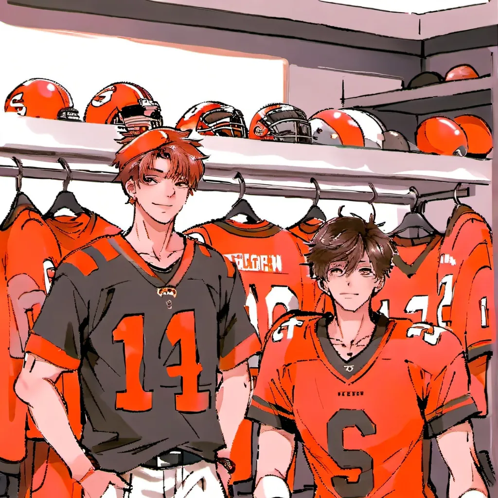 chat with ai character: boys change room 