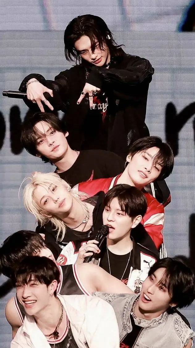 ai character: SKZ CONCERT background