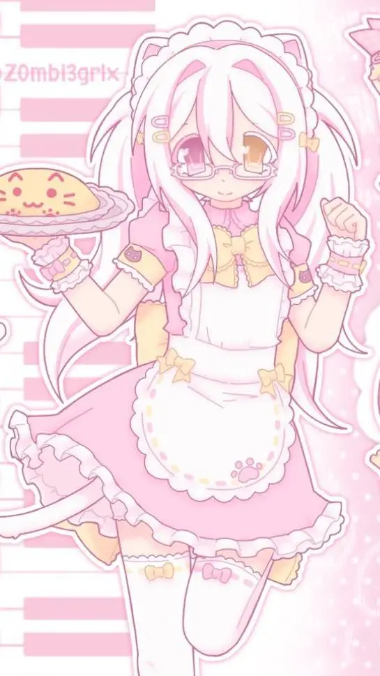 ai character: Nyanko °ʚ🎀ɞ° background