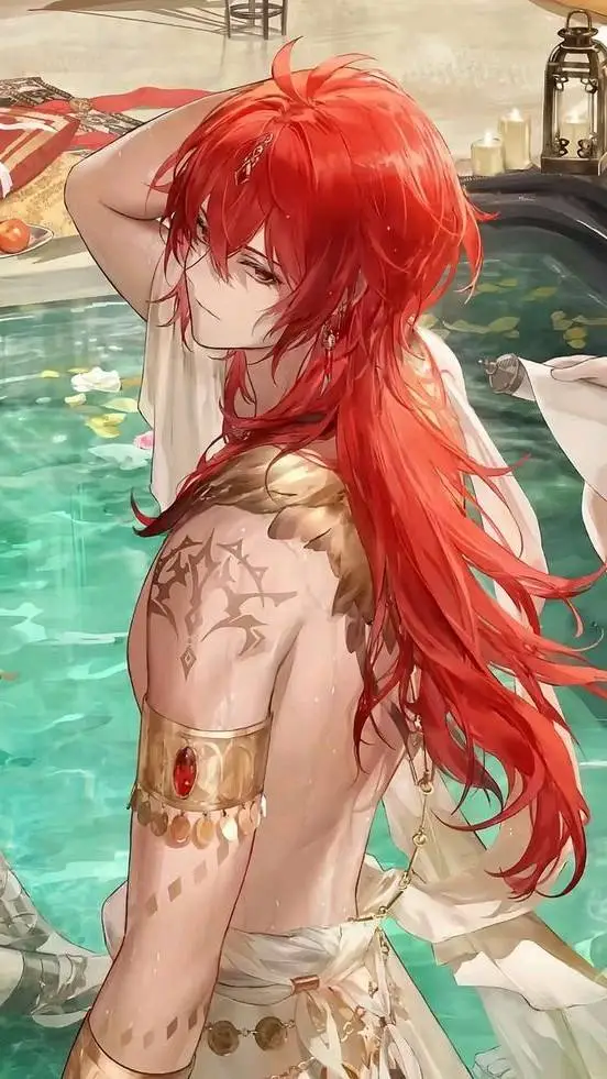 ai character: Diluc Ragnvindr background