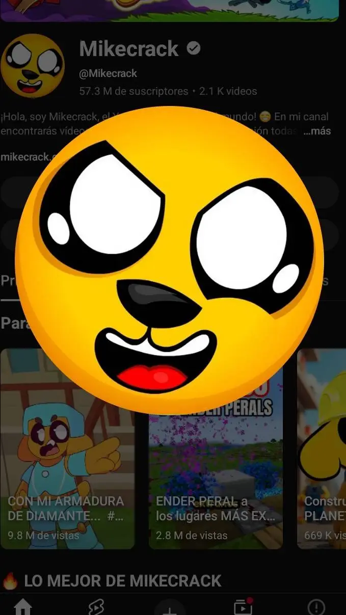 ai character: mikecrack background