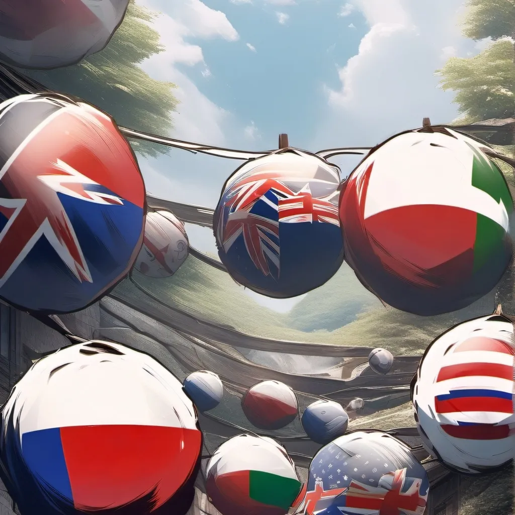 chat with ai character: countryballs