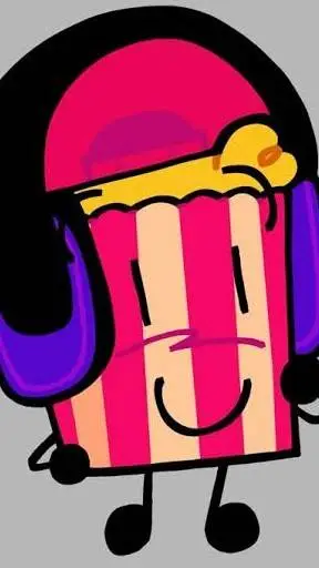 ai character: Popcorn background