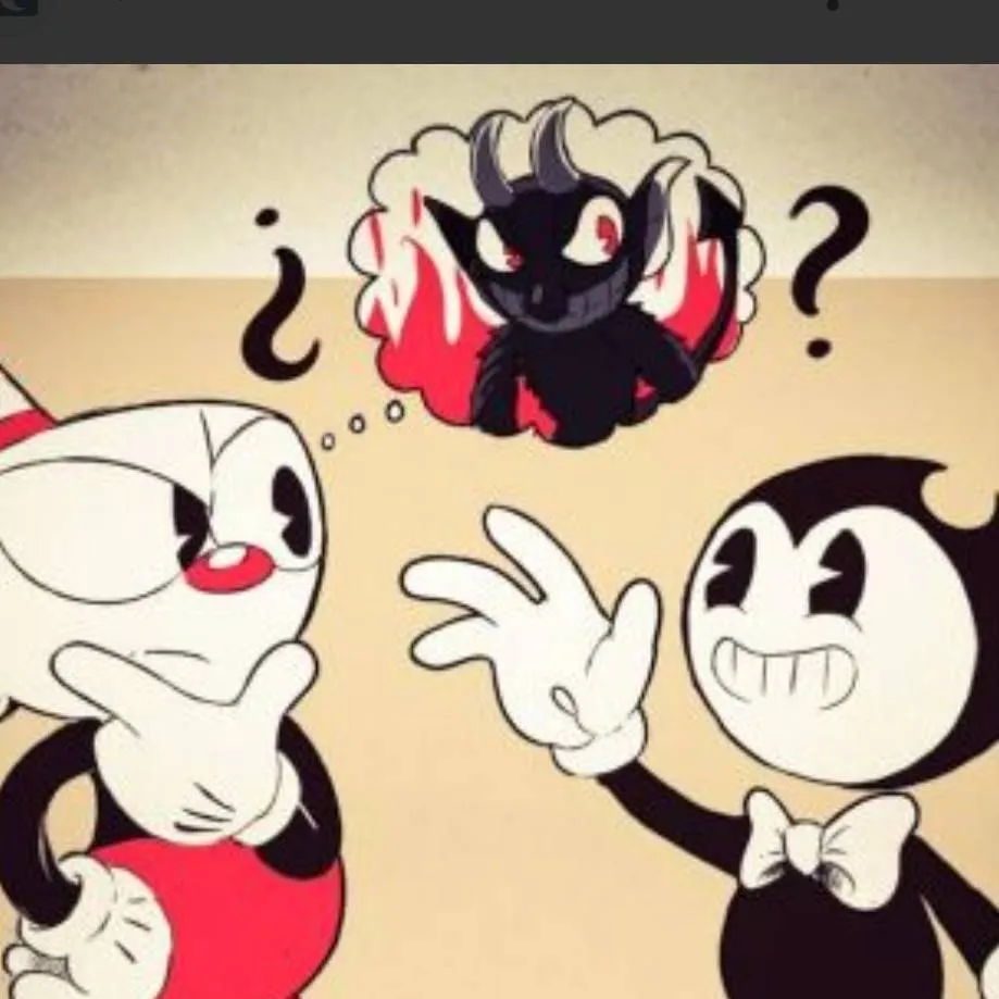 chat with ai character: cuphead x bendy