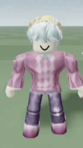 ai character: baby kpop demon  background