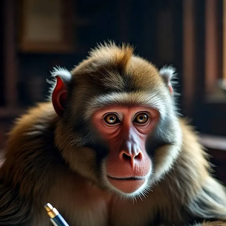 chat with ai character: un mono sabio