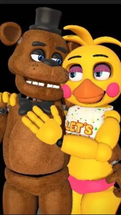 ai character: Toy Chica x Freddy background