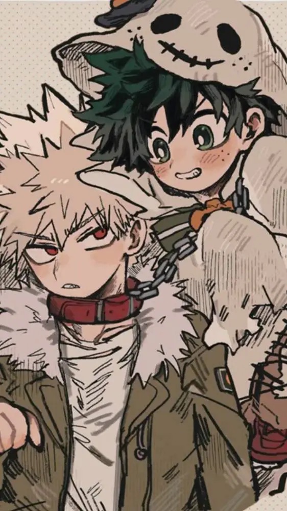 ai character: 💚bakudeku🧡 background