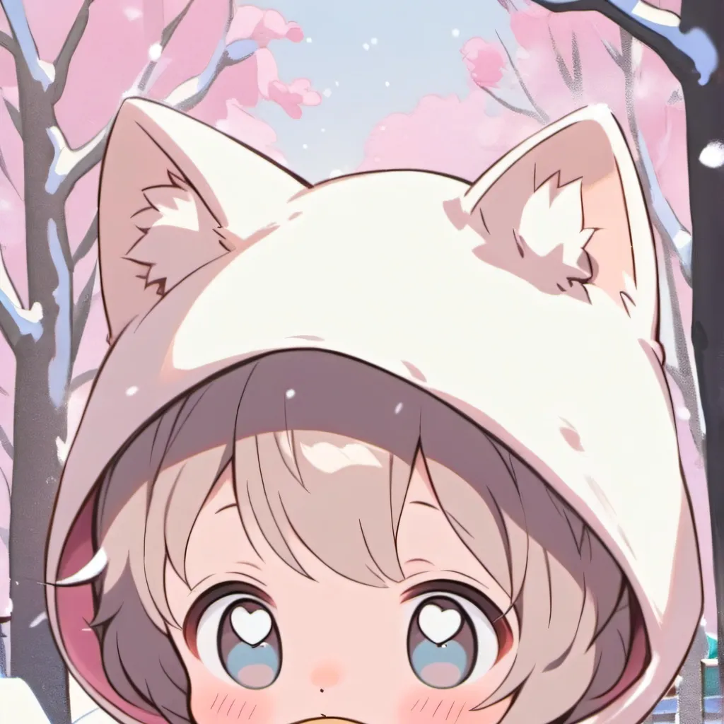 chat with ai character: bebe Neko en nieve