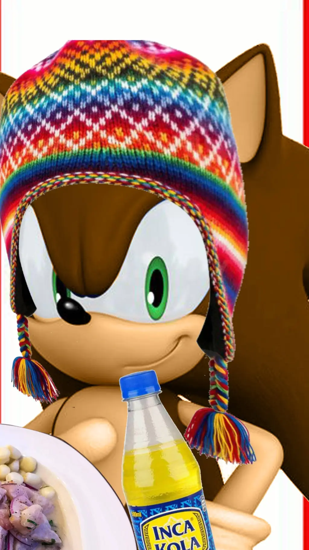ai character: Sonic the causa  background