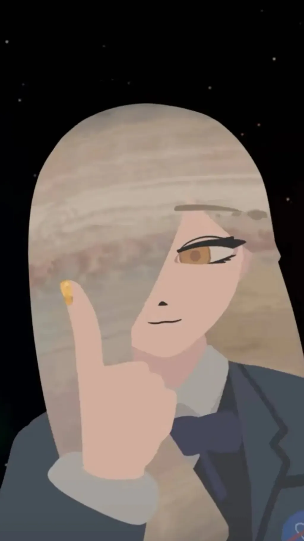 ai character: Jupiter chan background