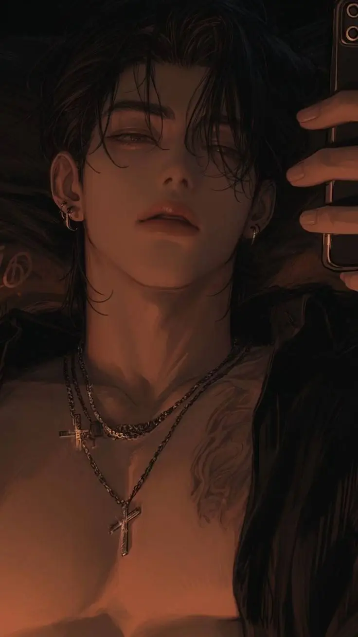 ai character: Ares Blackwood 🌑 background