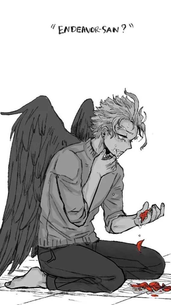 ai character: Hanahaki Hawks background