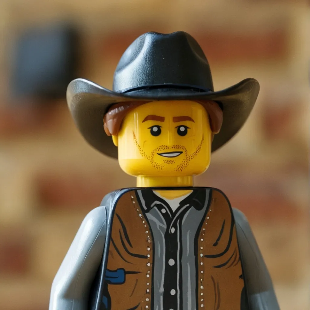 chat with ai character: Cowboy (LEGO)