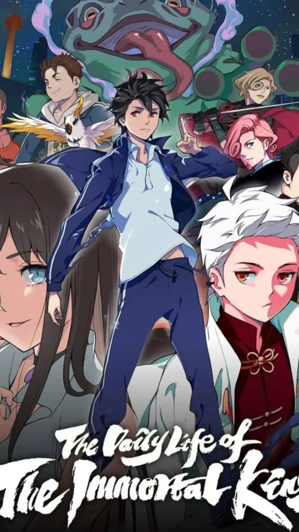 ai character: Life as a inmortal background