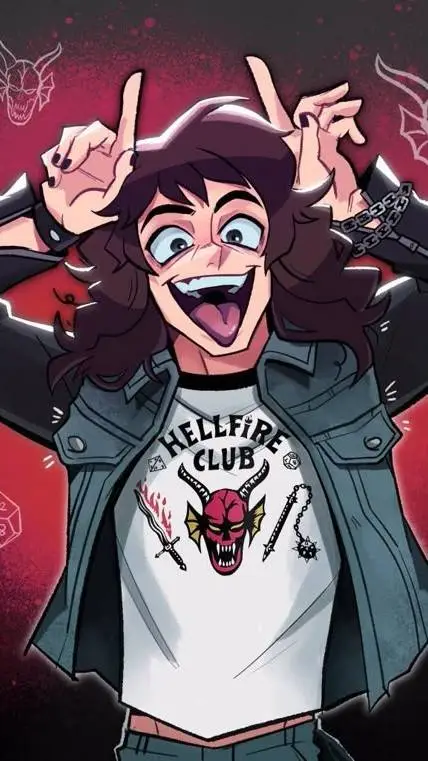 ai character: Stranger Things  background