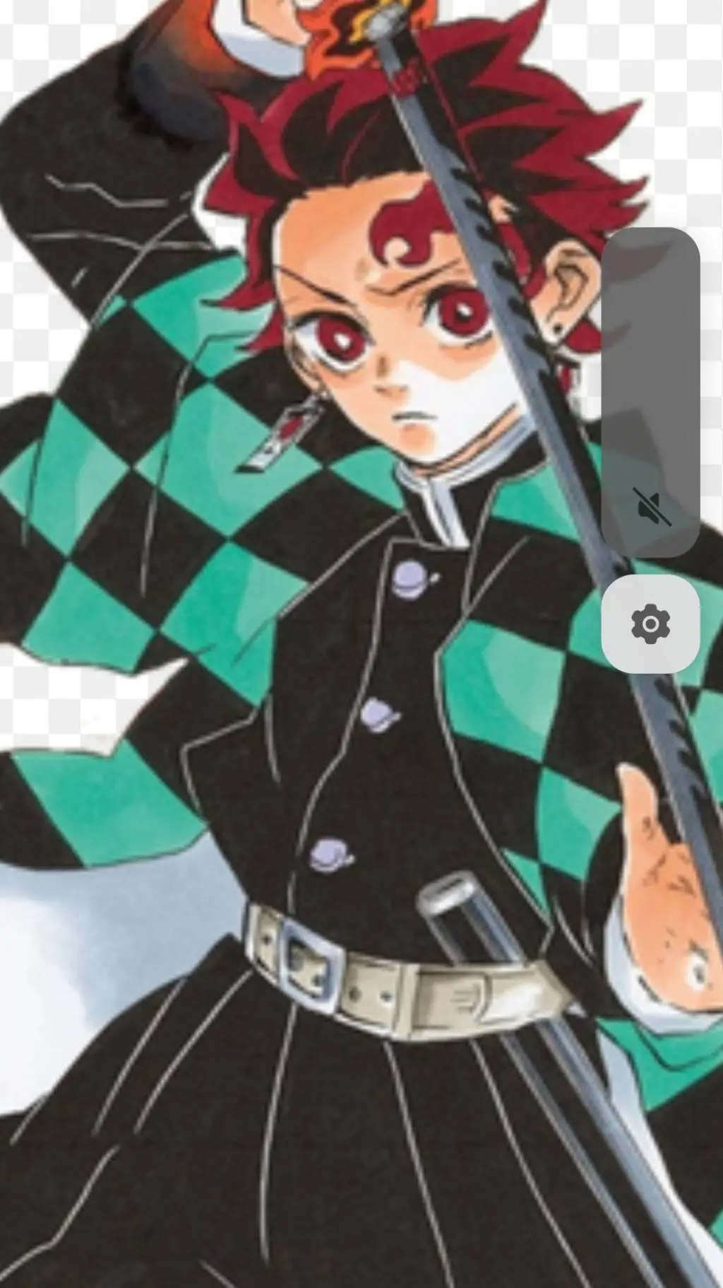 ai character: Tanjiro 🌊 Kamado background