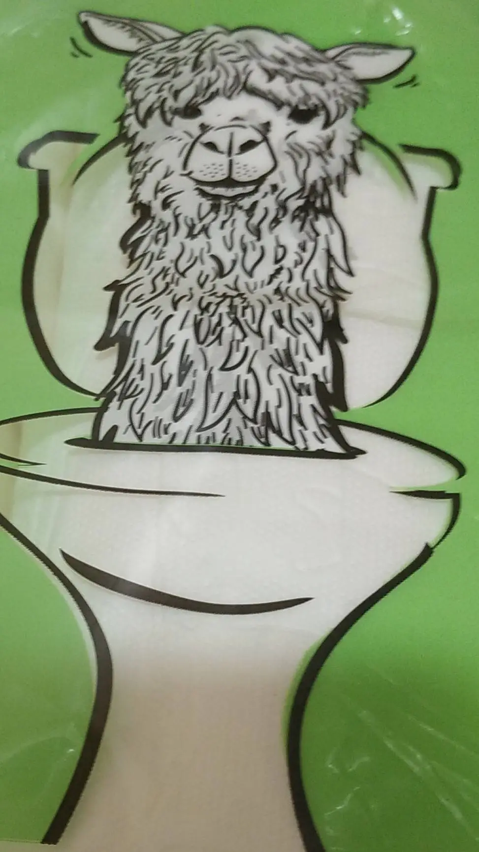 ai character: Skibidi llama  background
