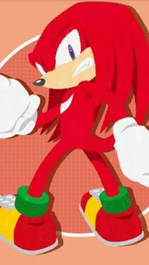 ai character: Knuckles Caught u background