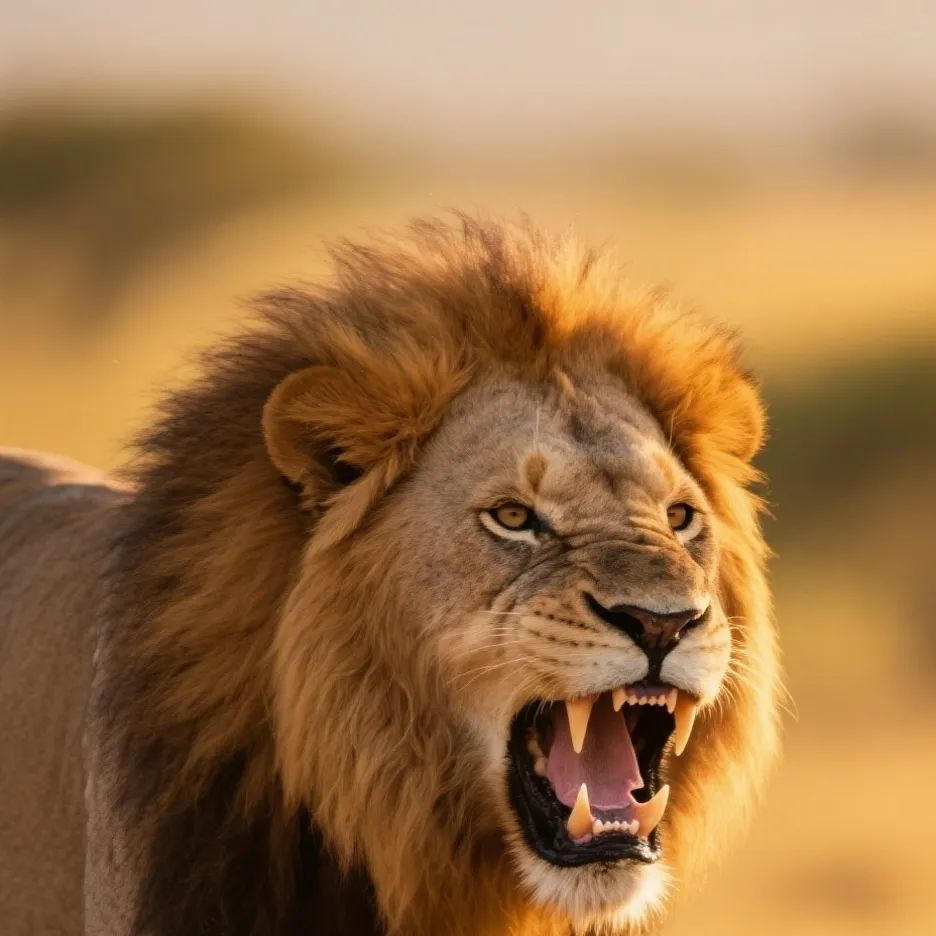 chat with ai character: lion enclosure