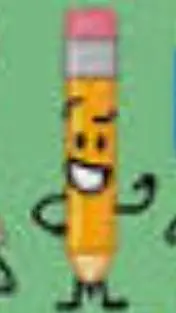 ai character: Pencil (BFDI) background