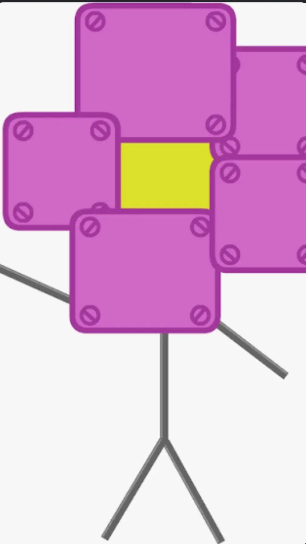 ai character: Robot Flower background