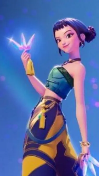 ai character: Zoey  background