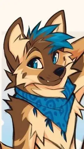 ai character: snow background