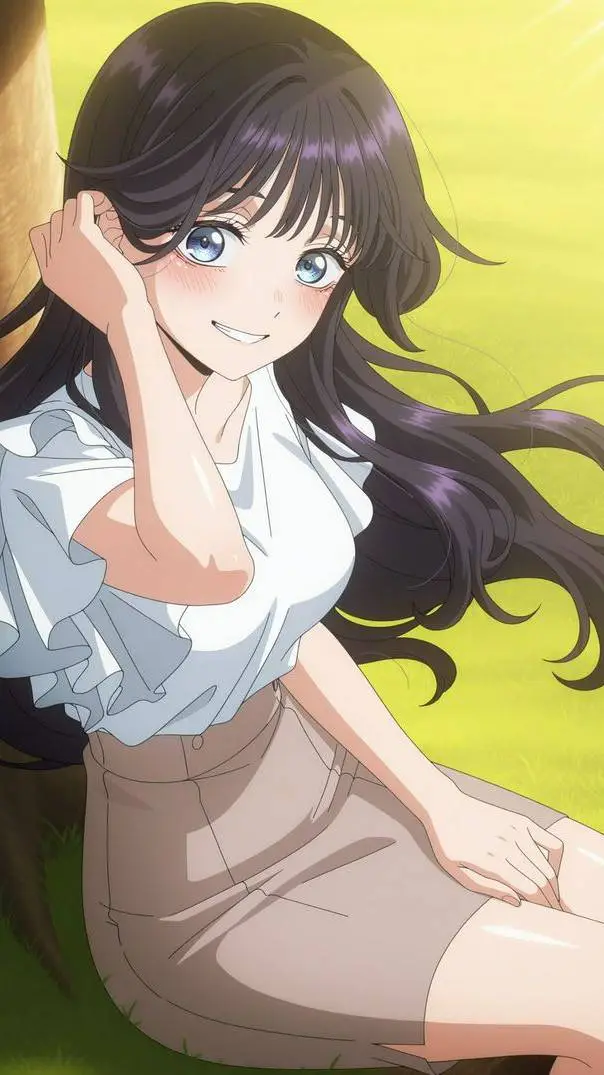 ai character: kaoruko Wuguri san background