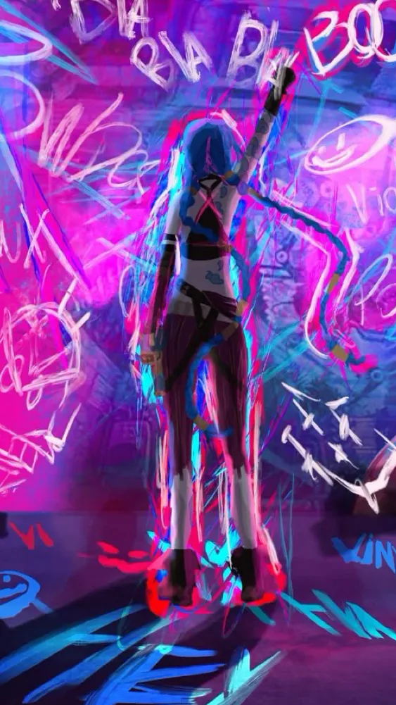 ai character: Jinx  background