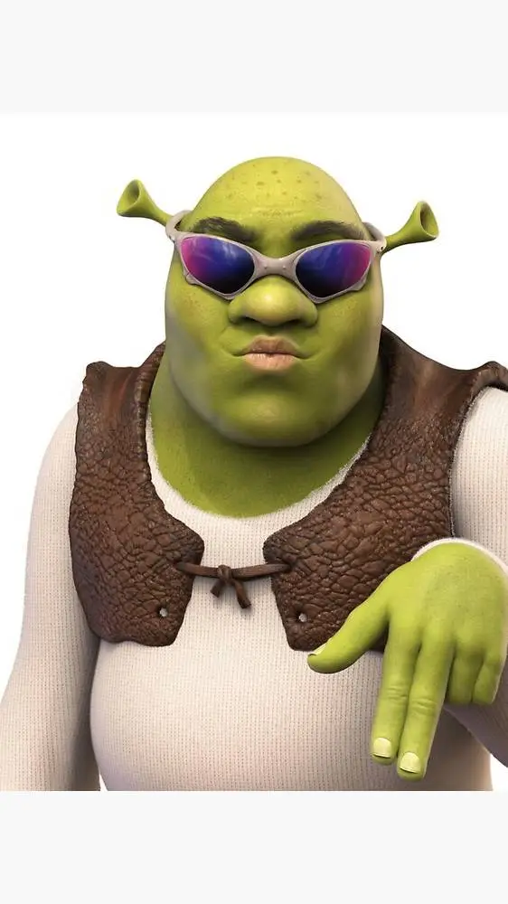 ai character: sherk diva 👁👄👁💅 background